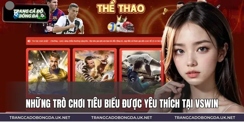 Top danh mục game đỉnh cao trên VSWIN